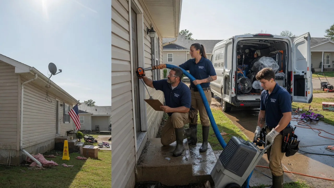 Ceiling Water Damage Restoration in Castlewood, SD near me